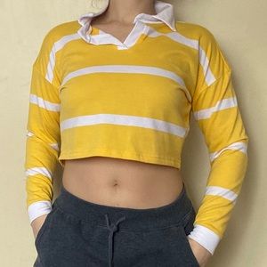 CROPPED LONG SLEEVED SHIRT